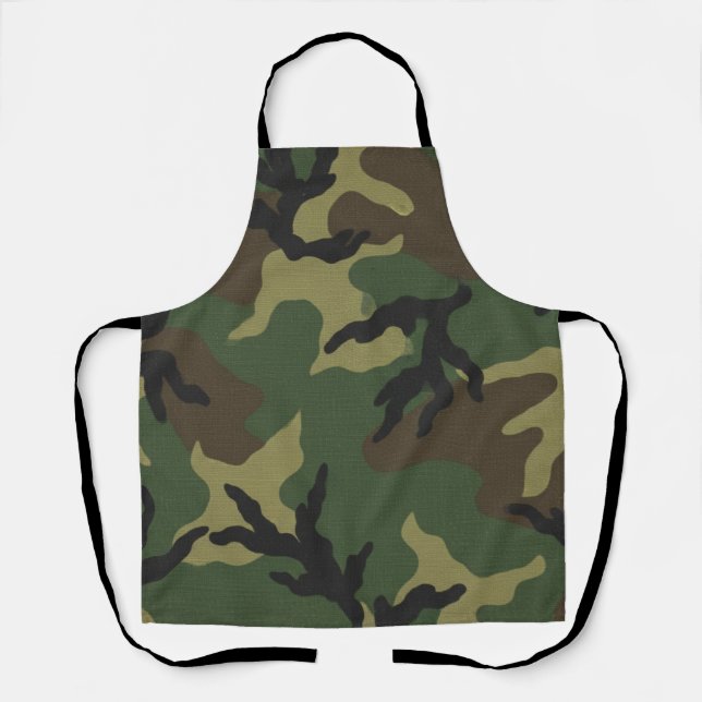 Delantal Patrón de camuflaje forestal militar (Anverso)