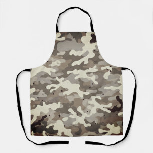 Delantal Patrón de Camuflaje Militar de Invierno