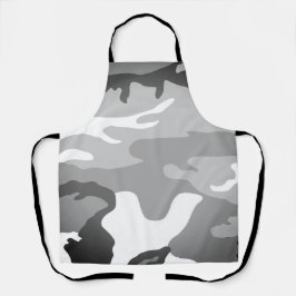 Delantal Patrón de camuflaje militar urbano gris