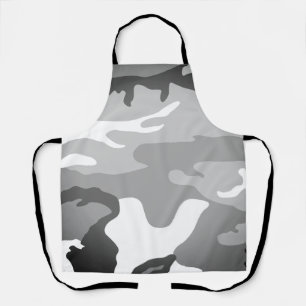 Delantal Patrón de camuflaje militar urbano gris