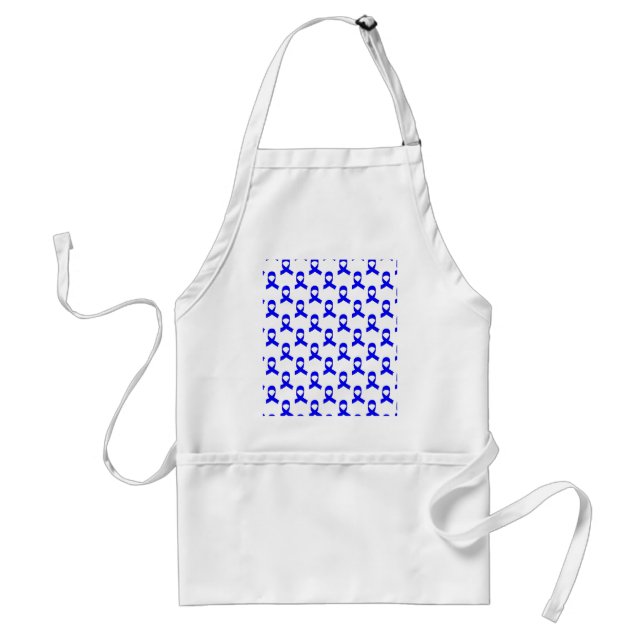 Delantal Patrón de cinta azul (Frente)