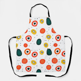 Delantal Patrón de círculo de puntos de reproducción