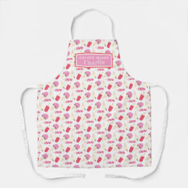 Delantal Patrón de conos de soles personalizados