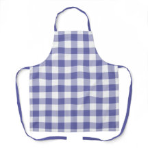 Patrón de cuadros gingham azul pervinca blanco de