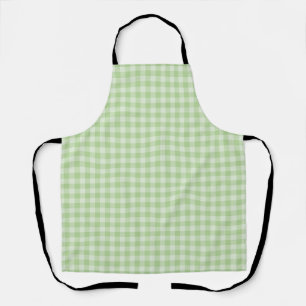 Delantal Patrón de cuadros verde