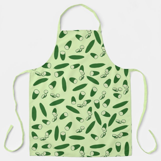 Delantal Patrón de Cucumber (Anverso)
