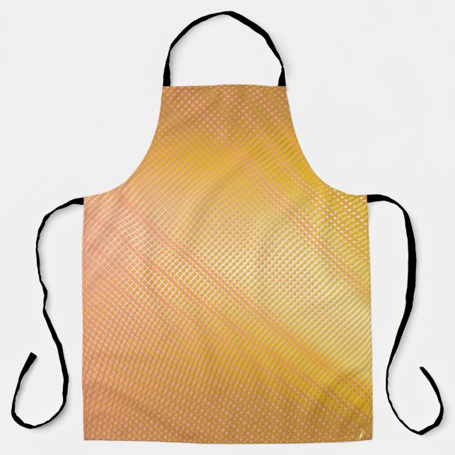 Delantal Patrón de degradado mínimo. Diseño de la cubierta  (Anverso)