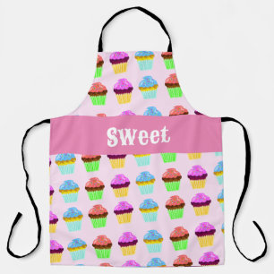 Delantal Patrón De Deluxe De Cupcakes Cute