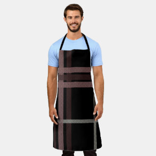 Delantal Patrón de detalle de Tartán