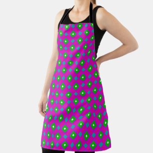 Delantal Patrón de diamantes Apron