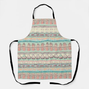 Delantal Patrón de diversión de Boho