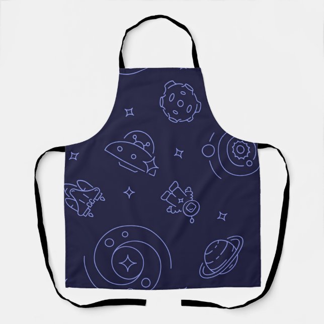 Delantal Patrón de espacio (Anverso)