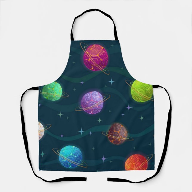 Delantal Patrón de espacio (Anverso)