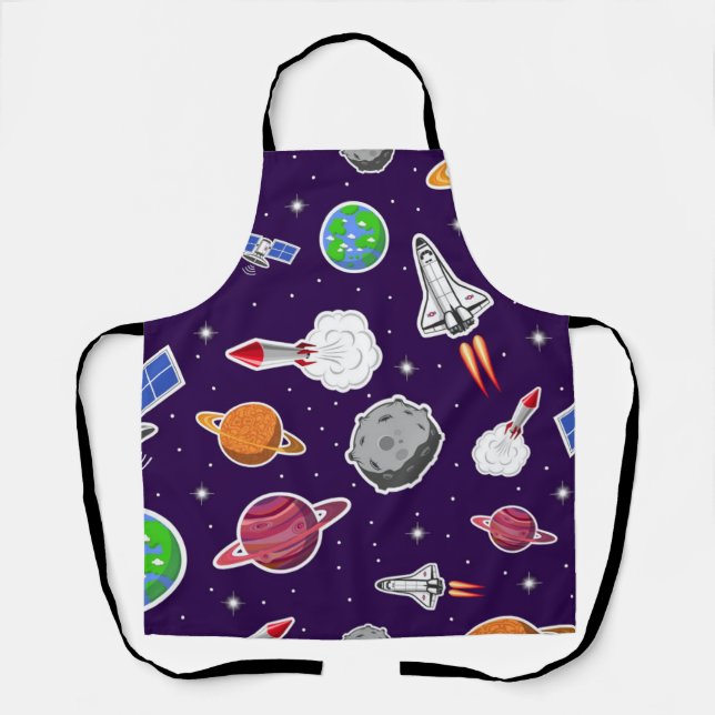 Delantal Patrón de espacio (Anverso)