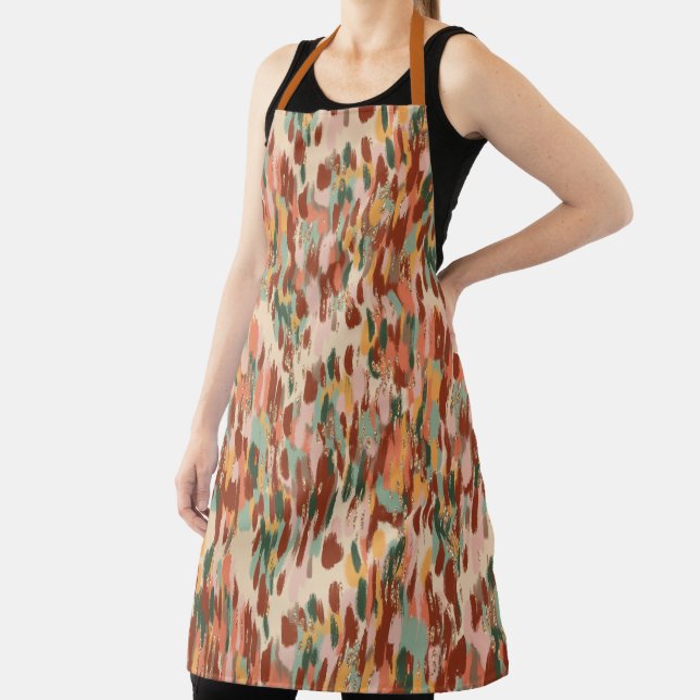 Delantal Patrón de especias de calabaza (in situ)