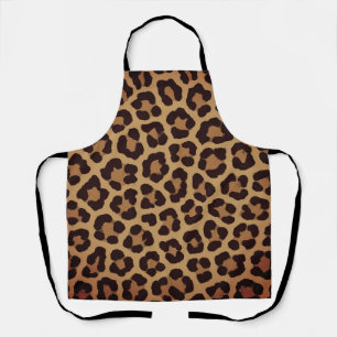 Delantal Patrón de estampado de leopardo