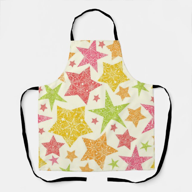 Delantal Patrón de estrellas (Anverso)