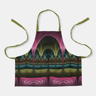 Delantal Patrón de fantasía especial Resumen Fractal colori
