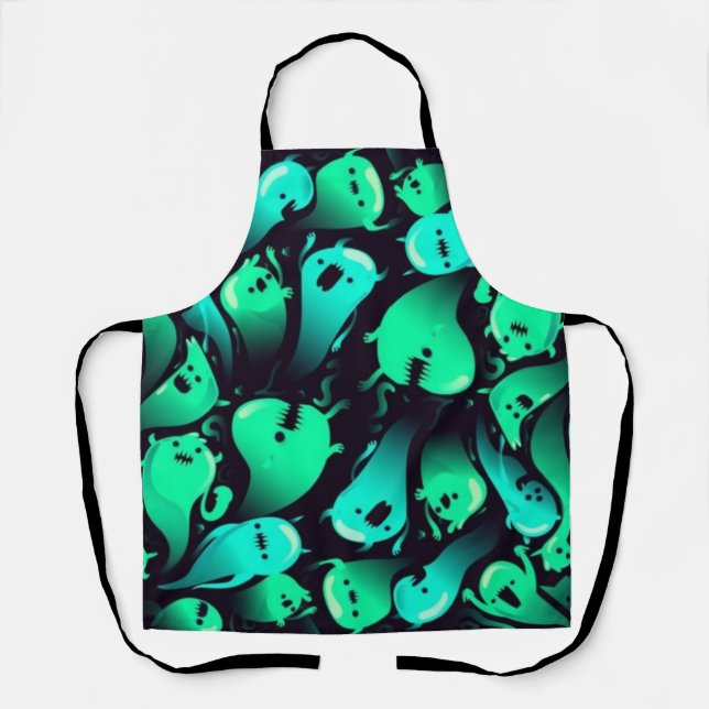 Delantal Patrón de fantasma (Anverso)