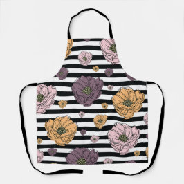 Delantal Patrón de flores