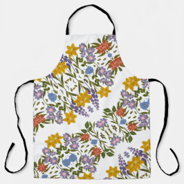 Delantal Patrón de flores