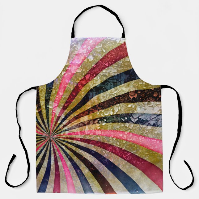 Delantal patrón de fondo de fondo de grifo abstracto, envej (Anverso)