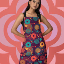 Patrón de formas geométricas multicolor