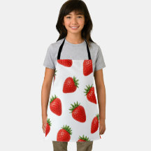 Patrón de Fresa Sin Costuras Diseño de Fruta Roja 
