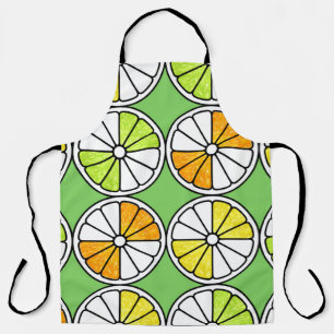 Delantal Patrón de fruta sin foco. Ilustracion pintado. Or