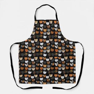 Delantal Patrón de gatitos en todas partes