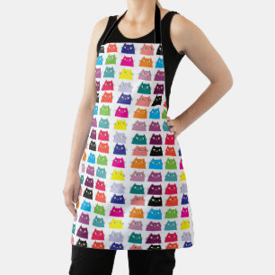 Delantal Patrón de gato Kawaii