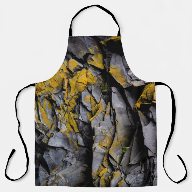 Delantal Patrón de geología de los crispos de roca (Anverso)