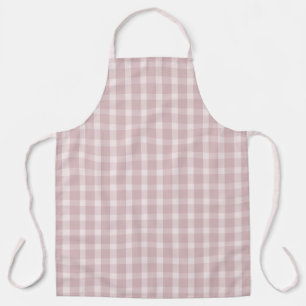 Delantal Patrón de Gingham en Colores Rosa Preppy de Bailar