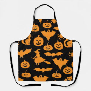 Delantal Patrón de Halloween