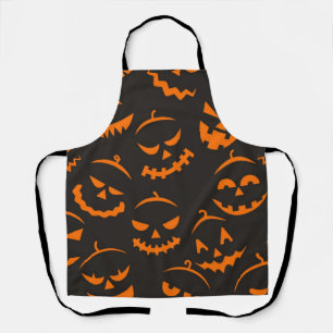 Delantal Patrón de Halloween