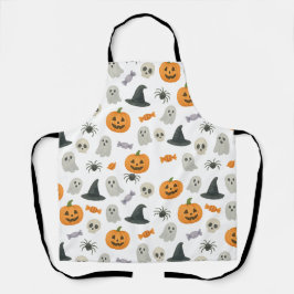 Delantal Patrón de Halloween
