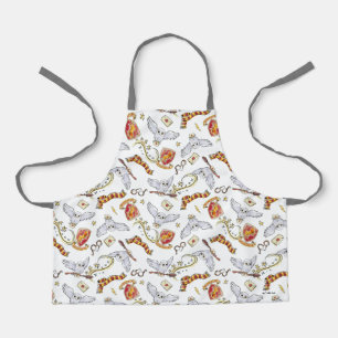 Delantal Patrón de Hedwig en acuarela GRYFFINDOR™