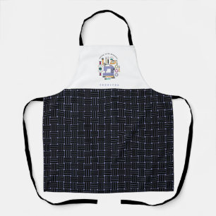 Delantal Patrón de herramientas y suministros de costura m