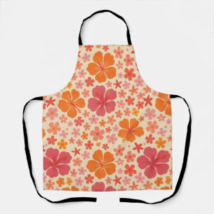 Delantal Patrón de hibiscos de Hawái 60