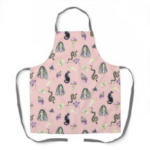 Patrón de historia gótica pastel rosado