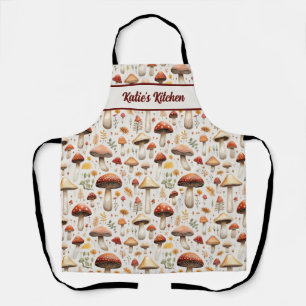 Delantal Patrón de hongos Apron de impresión todo el mundo 