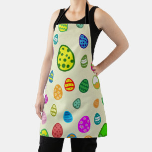 Delantal Patrón de huevo de Pascua