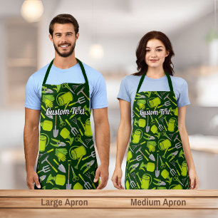 Delantal Patrón de iconos de jardinería