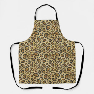 Delantal Patrón de Impresión de Leopardo – Diseño de Piel d