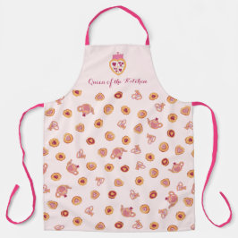 Delantal Patrón de la corona de la Reina de la Cocina del t