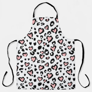 Delantal Patrón de leopardo o jaguar sin costuras, fashi te