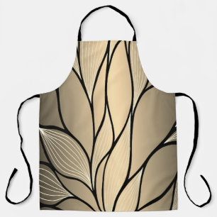 Delantal Patrón de licencia creativa de oro antiguo