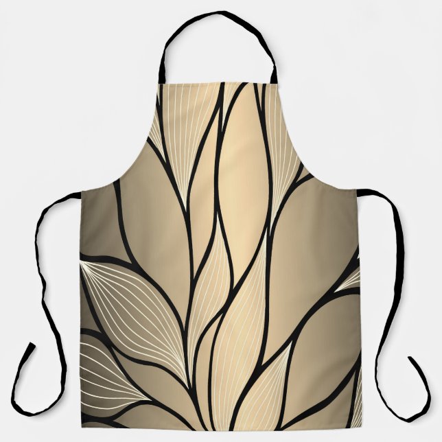 Delantal Patrón de licencia creativa de oro antiguo (Anverso)