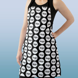Delantal Patrón de logotipos simples Empresa promocional