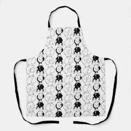 Delantal Patrón de manchas de hámster